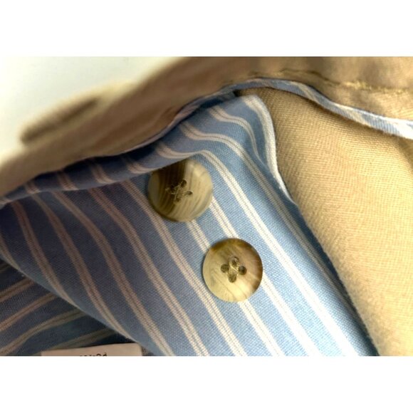 Izod Mens Khaki Classic Chino Pants Straight Leg 38x30 see Measurement - Picture 6 of 7